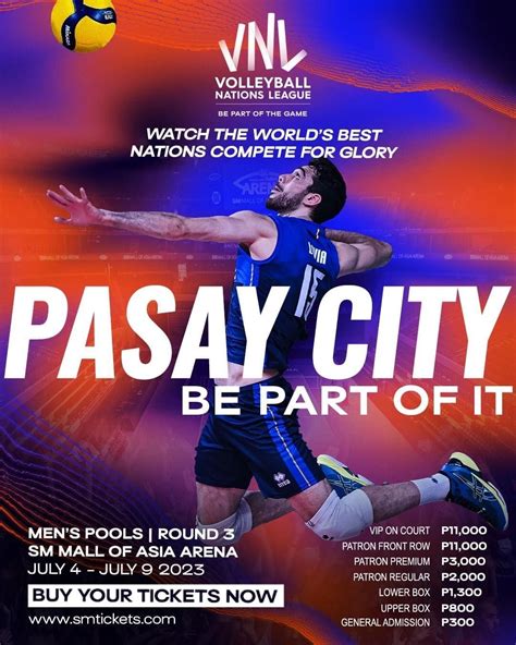 VNL 2023 ticket prices soar ahead of MOA Arena leg .